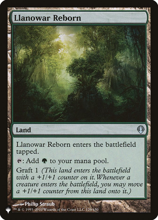 Llanowar Reborn [The List] | Rook's Games and More