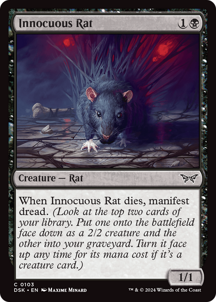 Innocuous Rat [Duskmourn: House of Horror] | Rook's Games and More