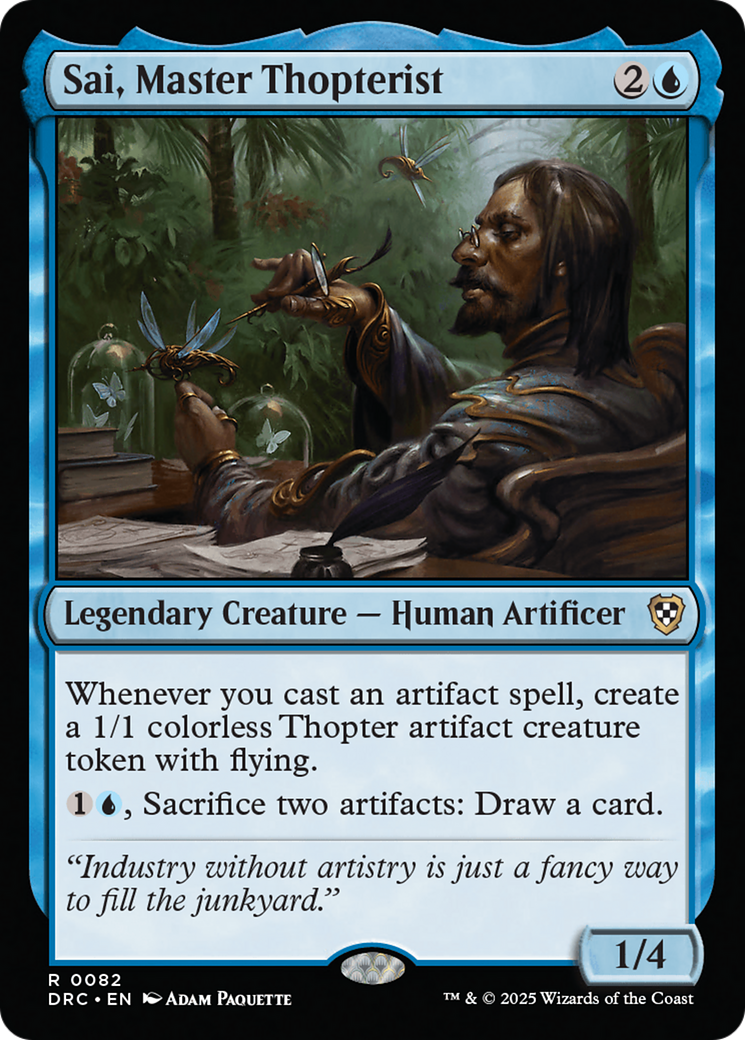 Sai, Master Thopterist [Aetherdrift Commander] | Rook's Games and More