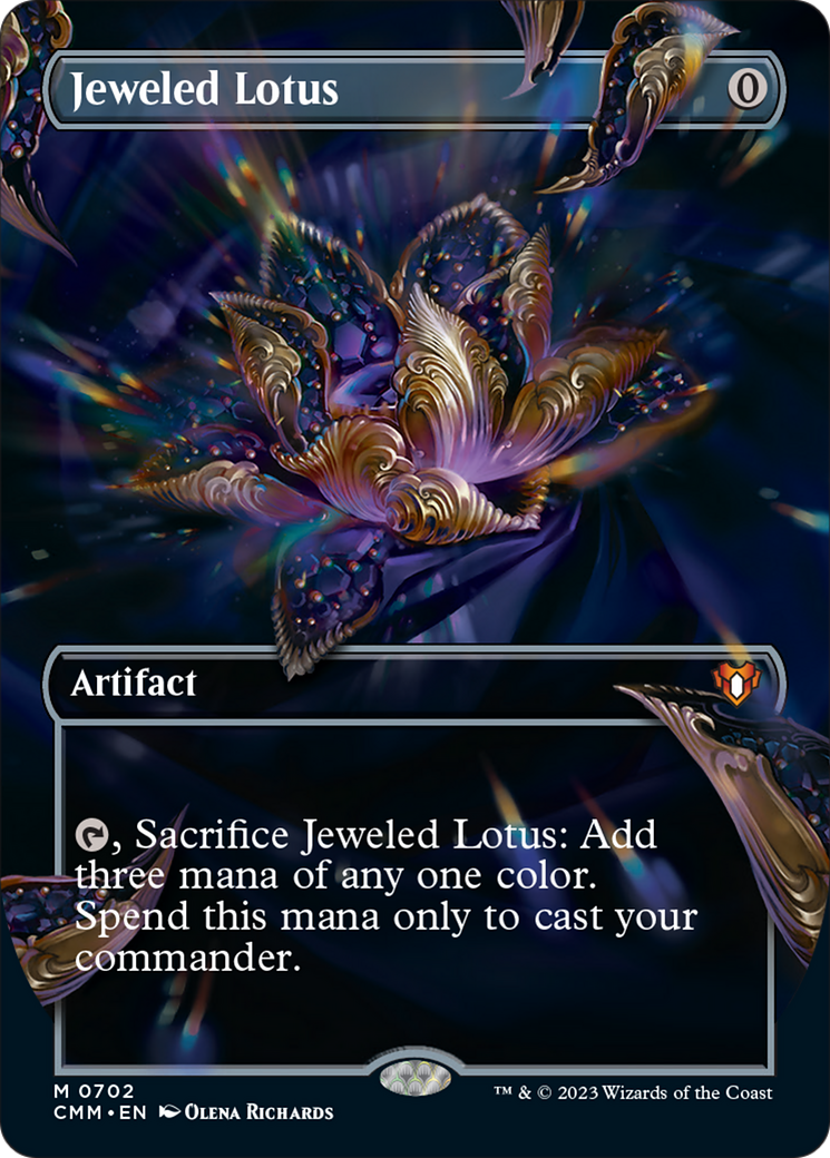 Jeweled Lotus (Borderless Frame Break) [Commander Masters] | Rook's Games and More