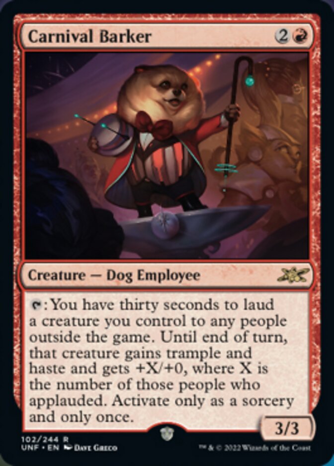 Carnival Barker [Unfinity] | Rook's Games and More