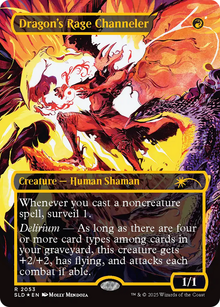 Dragon's Rage Channeler (2053) (Raised Foil) [Secret Lair Drop Series] | Rook's Games and More