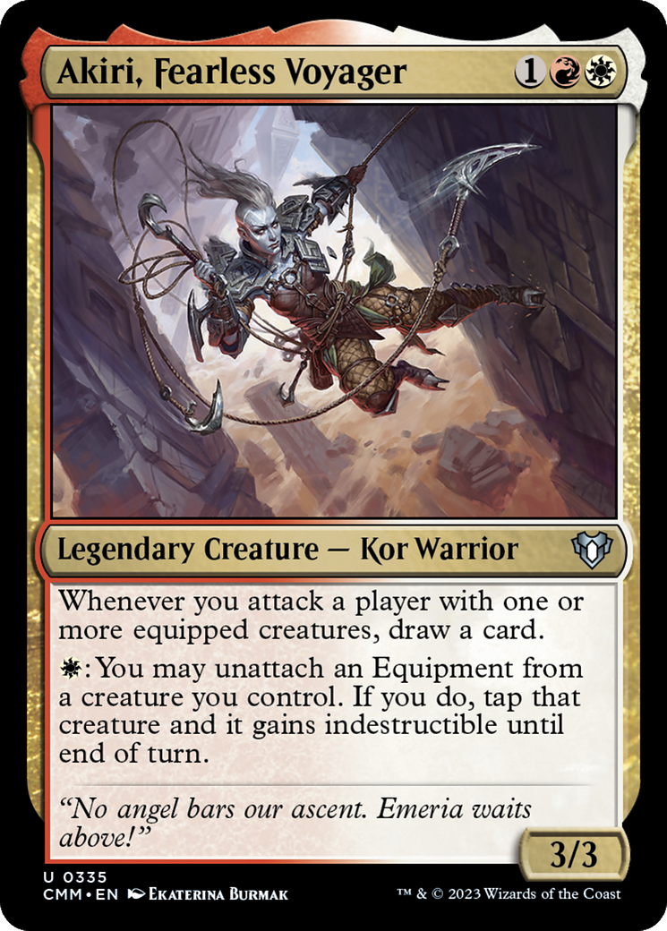 Akiri, Fearless Voyager [Commander Masters] | Rook's Games and More