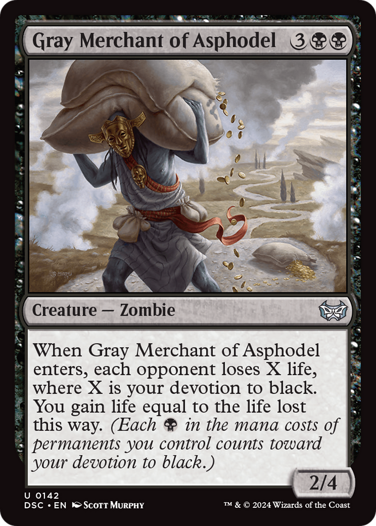 Gray Merchant of Asphodel [Duskmourn: House of Horror Commander] | Rook's Games and More