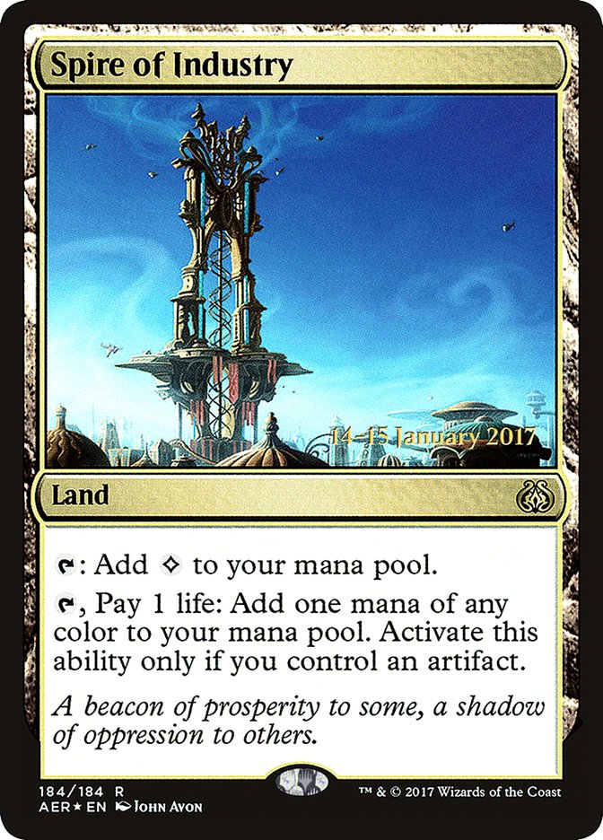 Spire of Industry [Aether Revolt Prerelease Promos] | Rook's Games and More