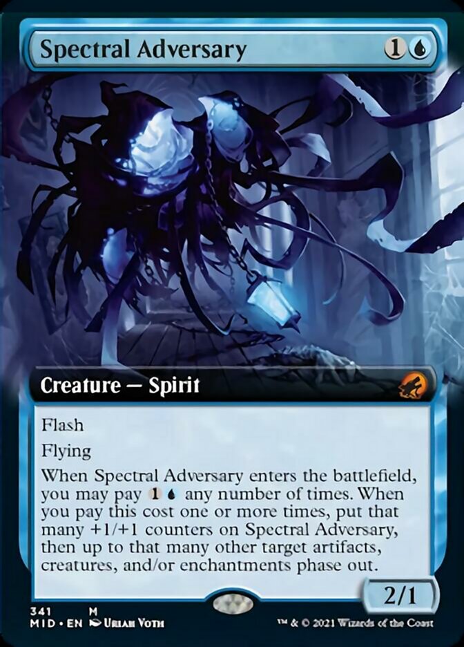 Spectral Adversary (Extended Art) [Innistrad: Midnight Hunt] | Rook's Games and More