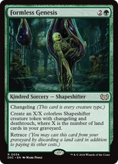 Formless Genesis [Duskmourn: House of Horror Commander] | Rook's Games and More