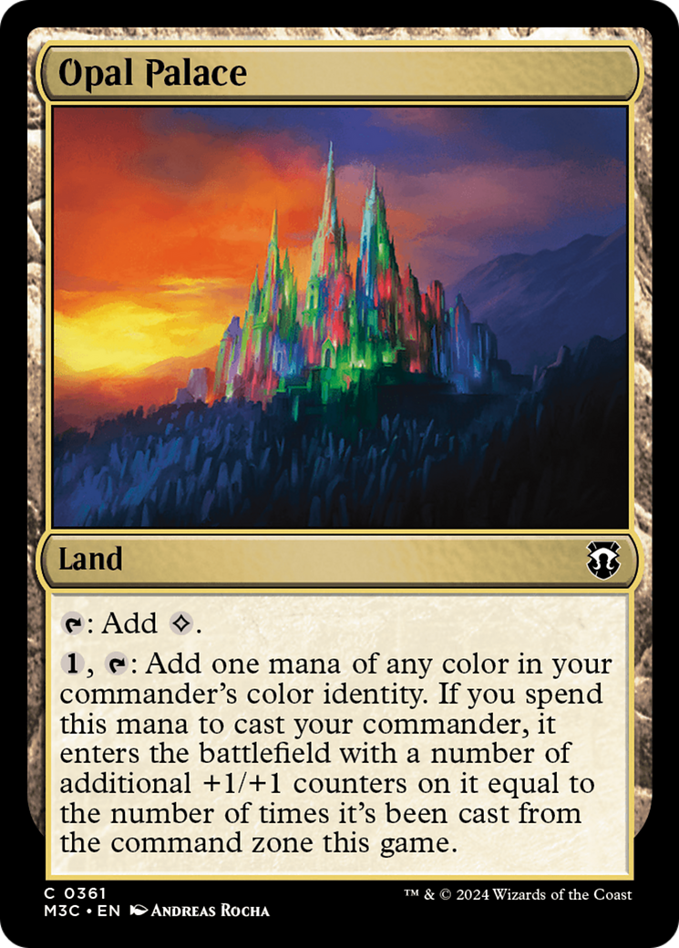 Opal Palace (Ripple Foil) [Modern Horizons 3 Commander] | Rook's Games and More