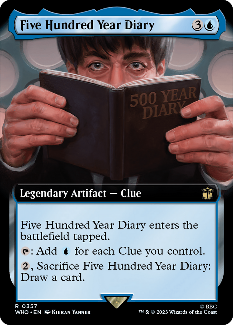 Five Hundred Year Diary (Extended Art) [Doctor Who] | Rook's Games and More