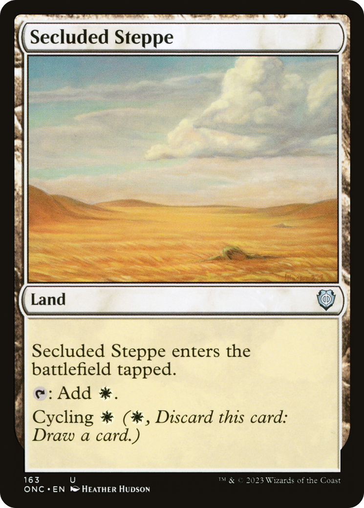 Secluded Steppe [Phyrexia: All Will Be One Commander] | Rook's Games and More