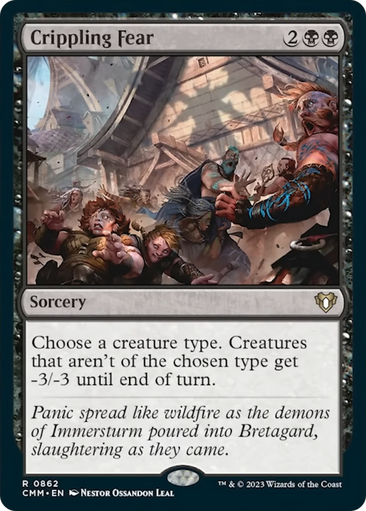 Crippling Fear [Commander Masters] | Rook's Games and More