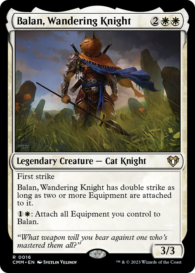 Balan, Wandering Knight [Commander Masters] | Rook's Games and More