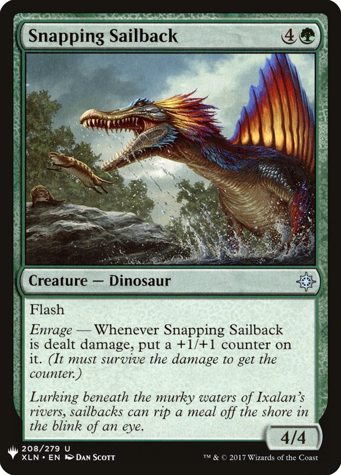 Snapping Sailback [Mystery Booster] | Rook's Games and More