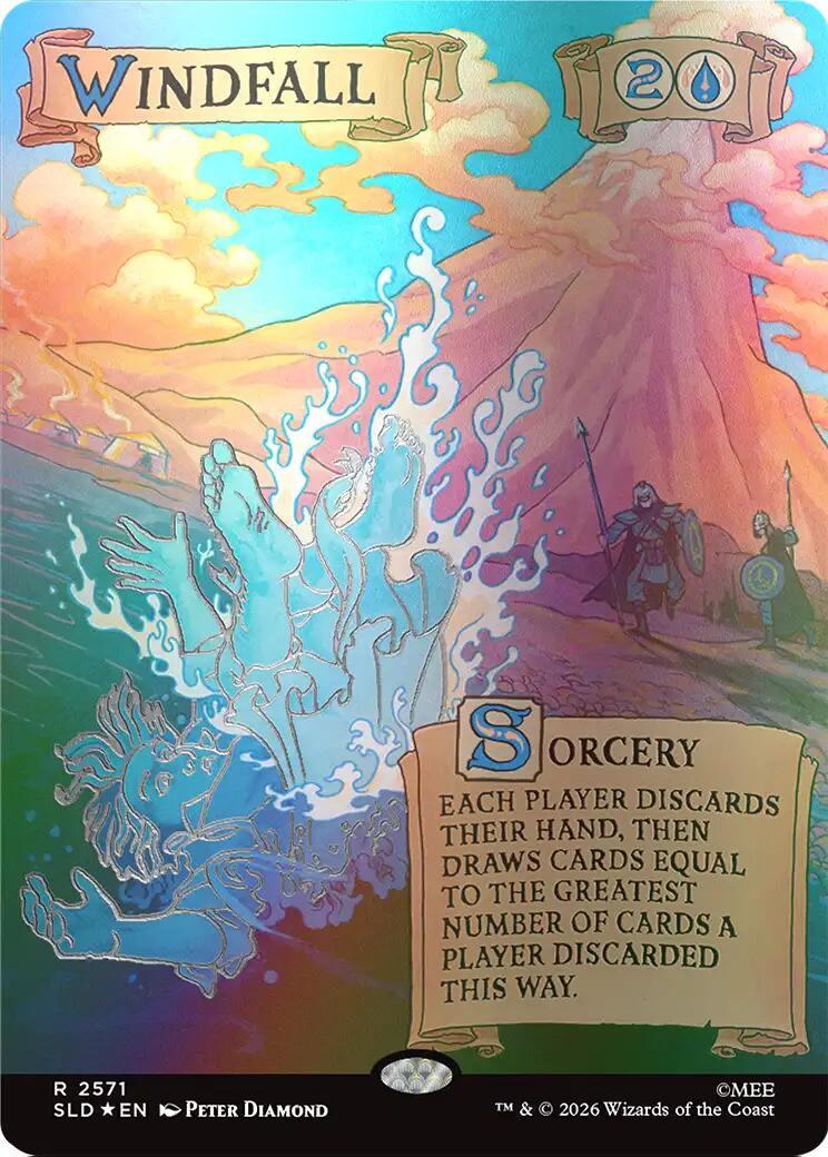 Windfall (2571) (Out Of Sight Foil) [Secret Lair Drop Series] | Rook's Games and More
