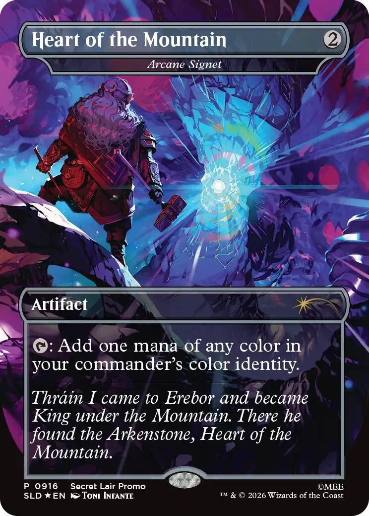 Heart of the Mountain - Arcane Signet [Secret Lair Drop Series] | Rook's Games and More