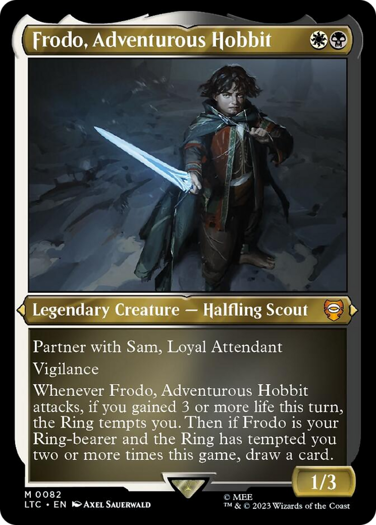 Frodo, Adventurous Hobbit (Display Commander) [The Lord of the Rings: Tales of Middle-Earth Commander] | Rook's Games and More