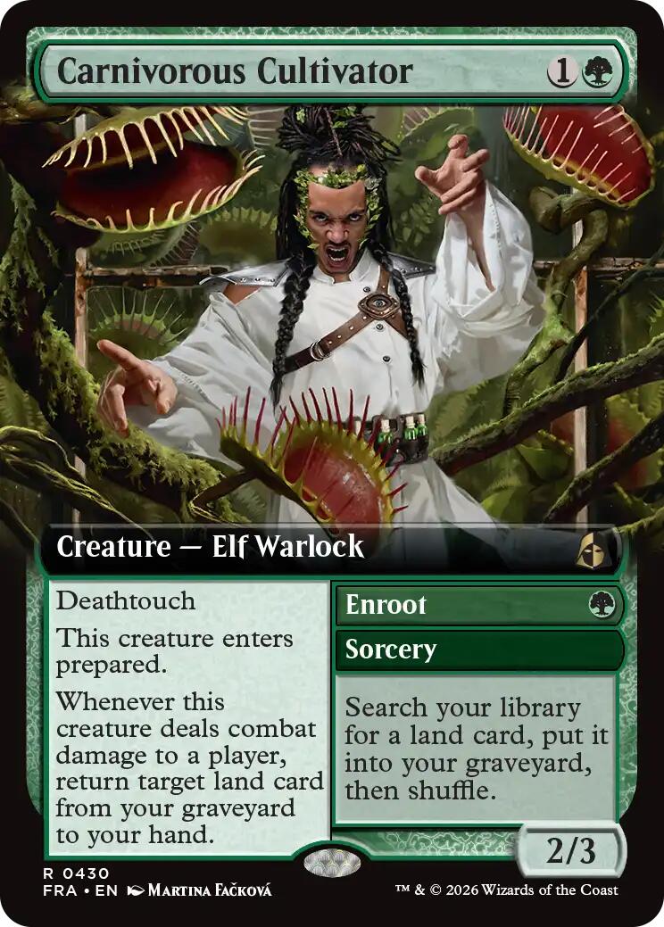 Carnivorous Cultivator (Extended Art) [Reality Fracture] | Rook's Games and More