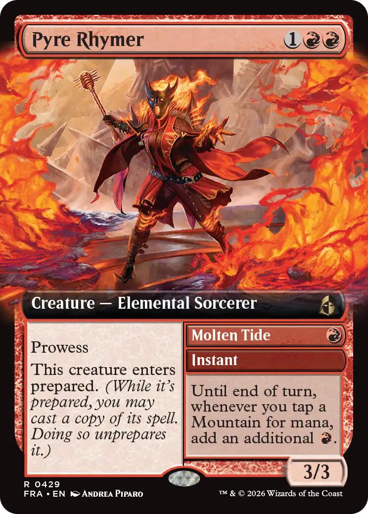 Pyre Rhymer (Extended Art) [Reality Fracture] | Rook's Games and More