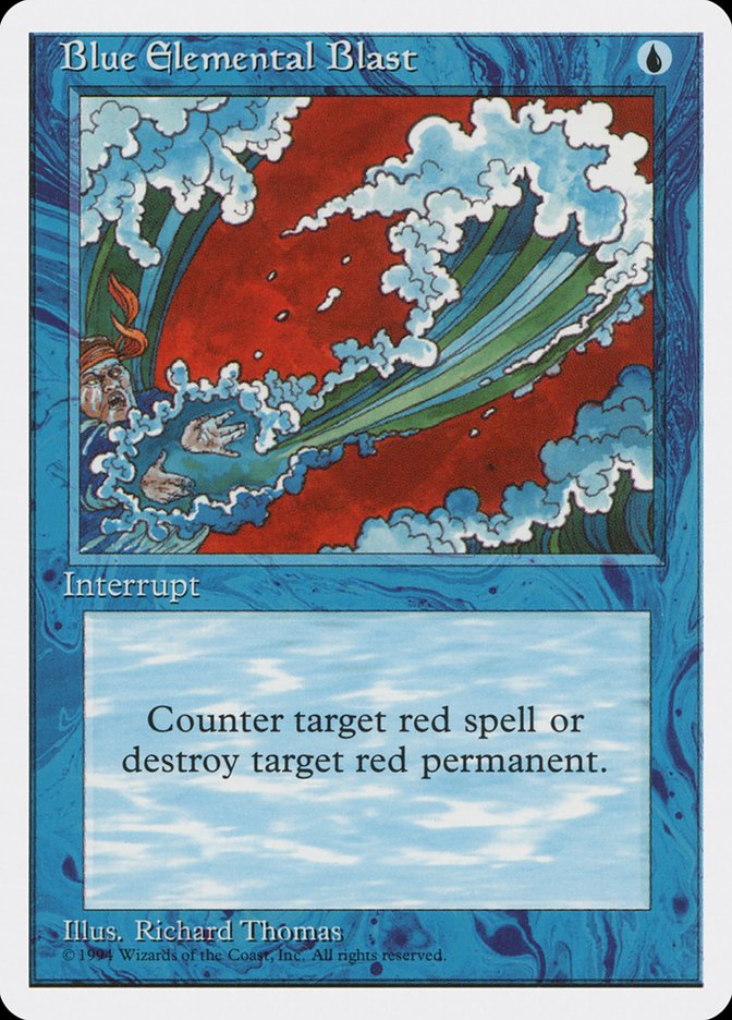 Blue Elemental Blast [Media Promos] | Rook's Games and More