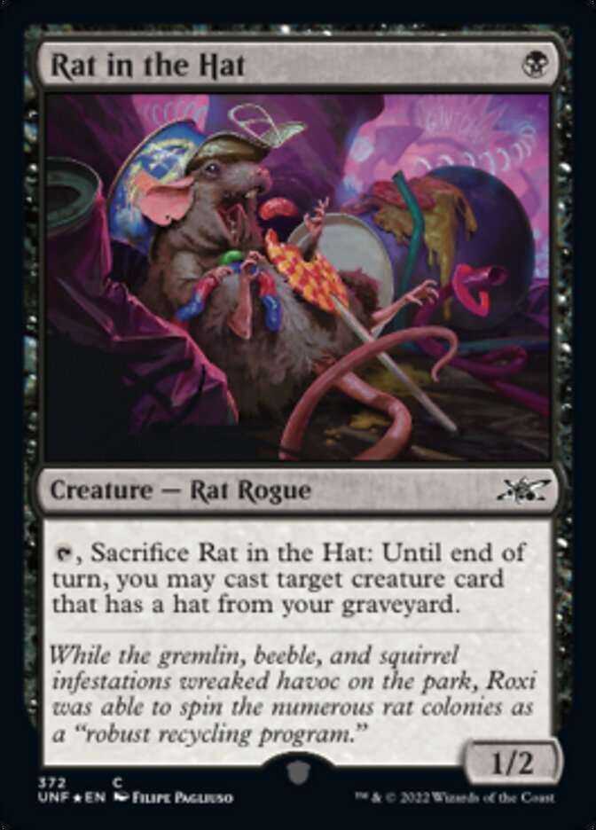 Rat in the Hat (Galaxy Foil) [Unfinity] | Rook's Games and More