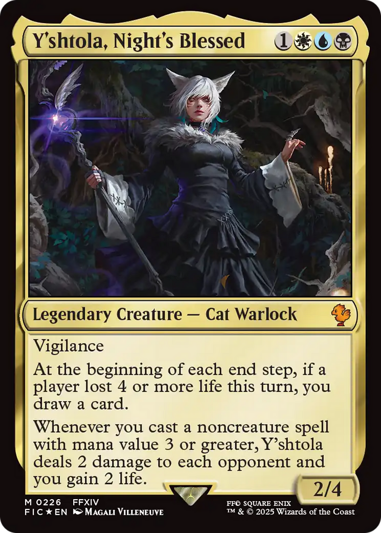 Y'shtola, Night's Blessed (Surge Foil) [FINAL FANTASY Commander] | Rook's Games and More