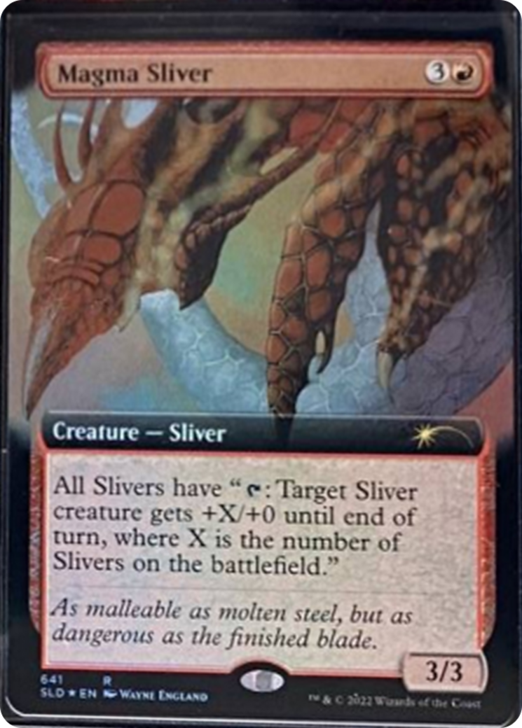 Magma Sliver (Extended Art) [Secret Lair Drop Series] | Rook's Games and More