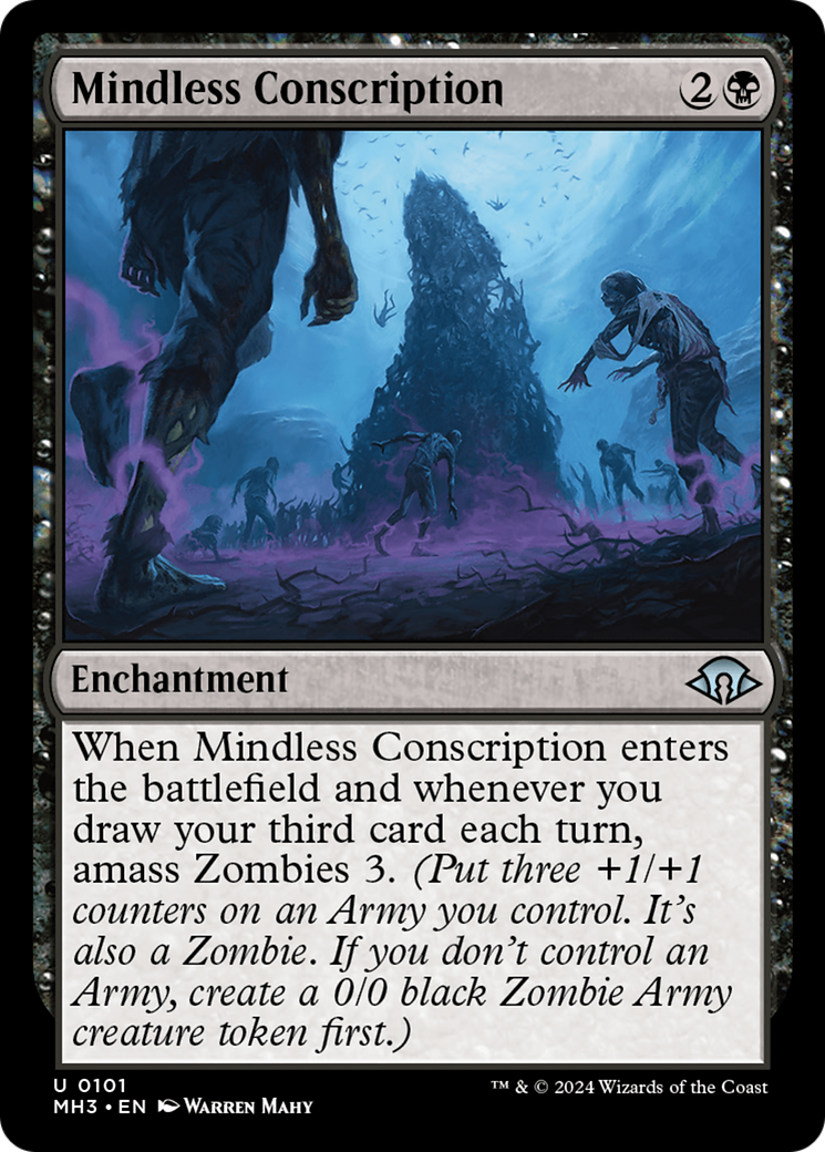 Mindless Conscription [Modern Horizons 3] | Rook's Games and More