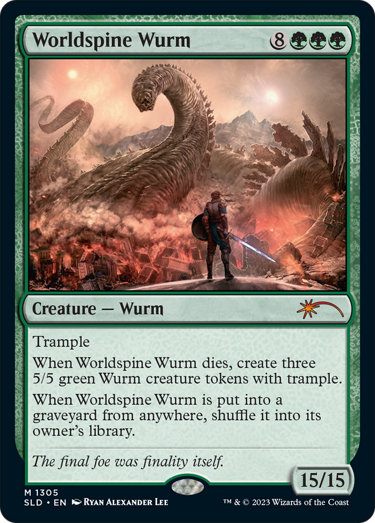 Worldspine Wurm [Secret Lair Drop Series] | Rook's Games and More