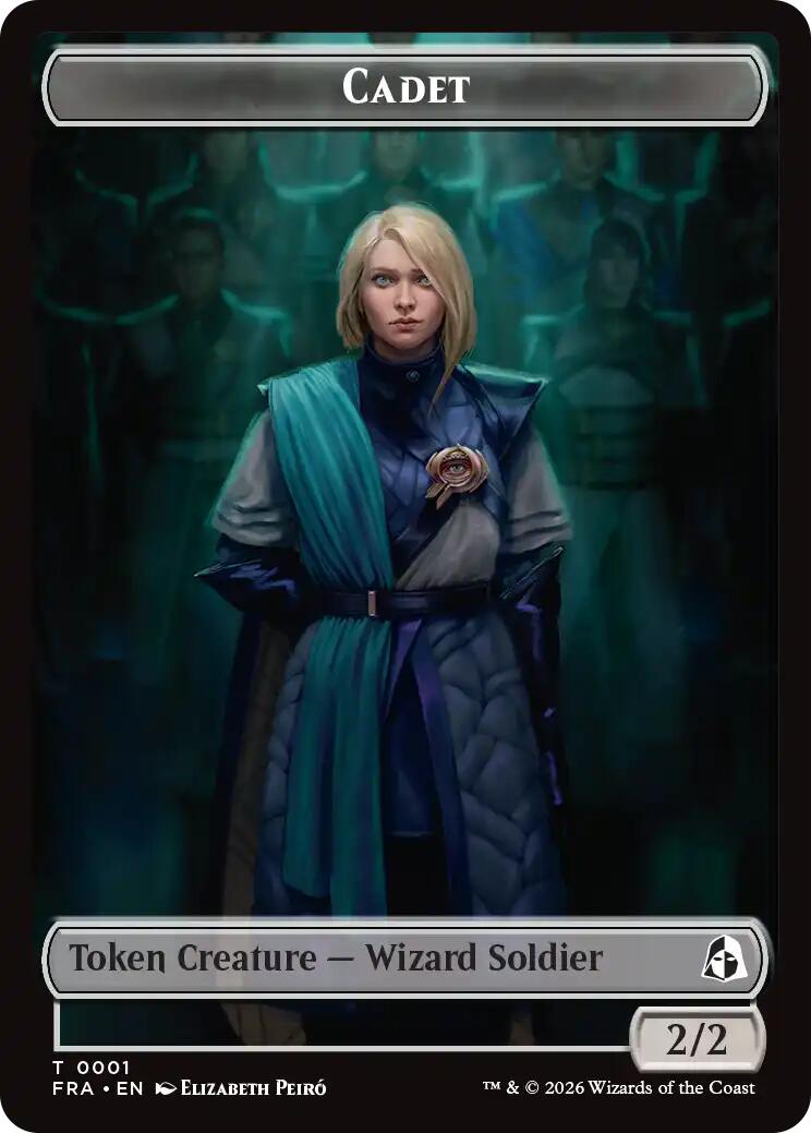 Cadet // Jace Double-Sided Token [Reality Fracture Tokens] | Rook's Games and More