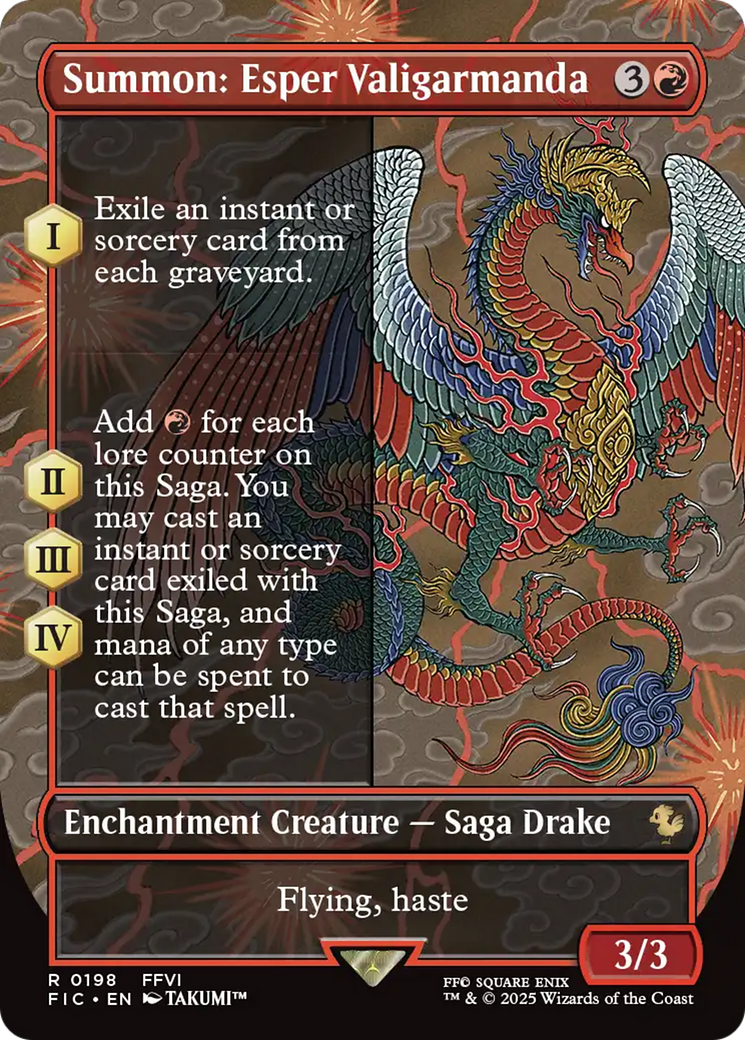 Summon: Esper Valigarmanda (Borderless) [FINAL FANTASY Commander] | Rook's Games and More