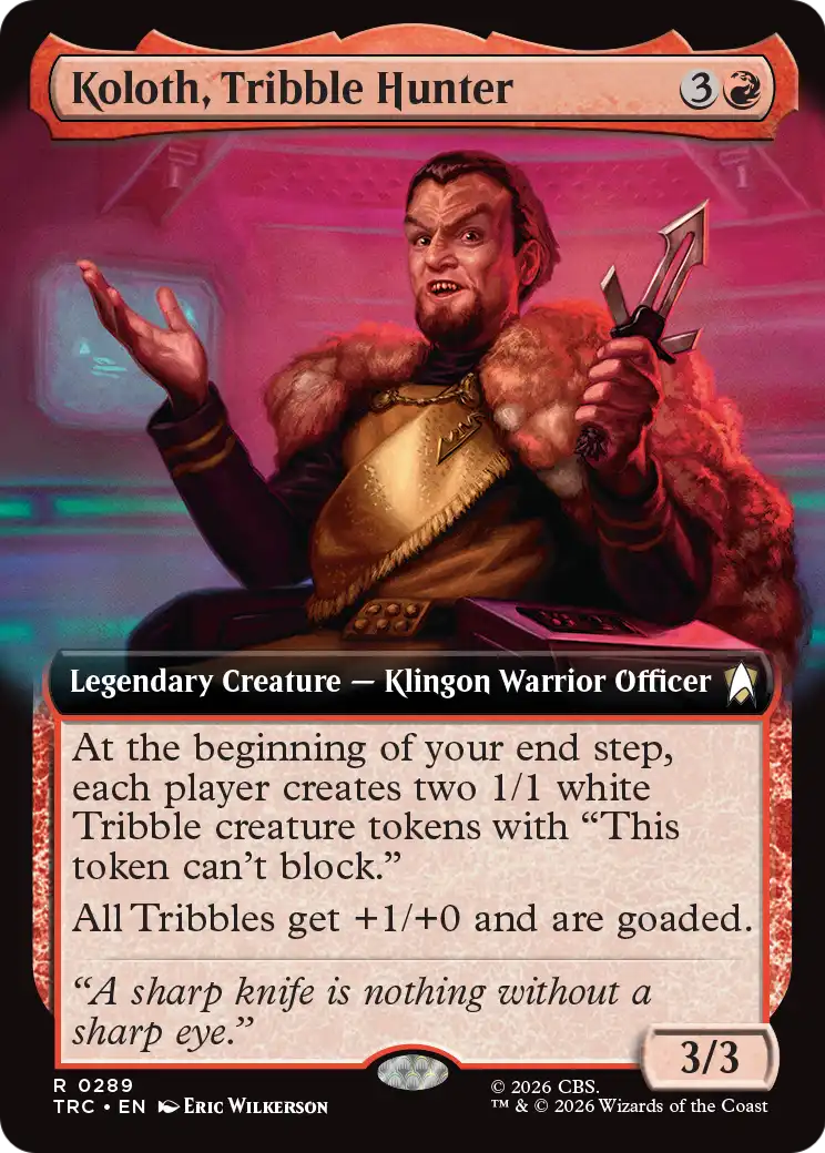 Koloth, Tribble Hunter (Extended Art) [Star Trek] | Rook's Games and More
