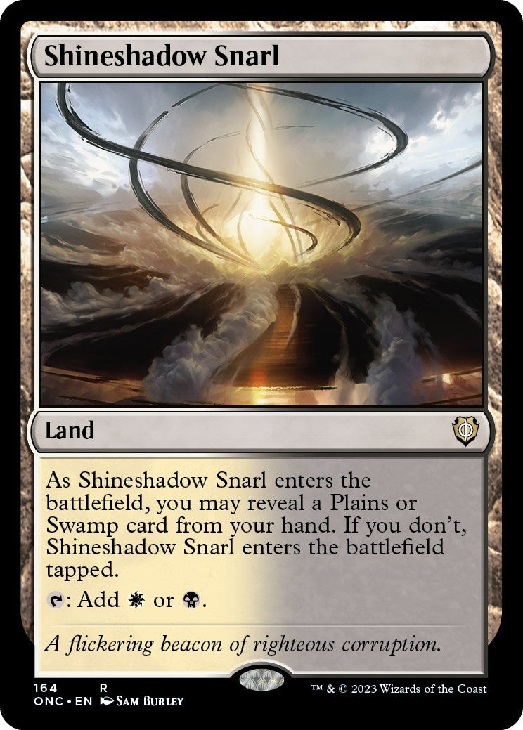 Shineshadow Snarl [Phyrexia: All Will Be One Commander] | Rook's Games and More