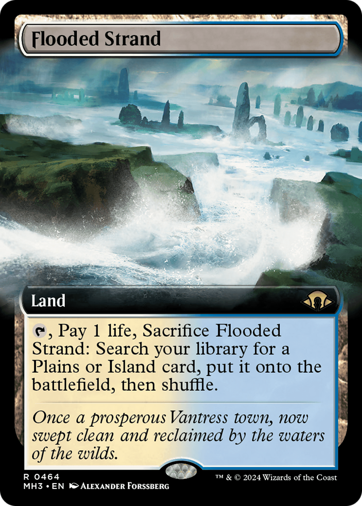 Flooded Strand (Extended Art) [Modern Horizons 3] | Rook's Games and More