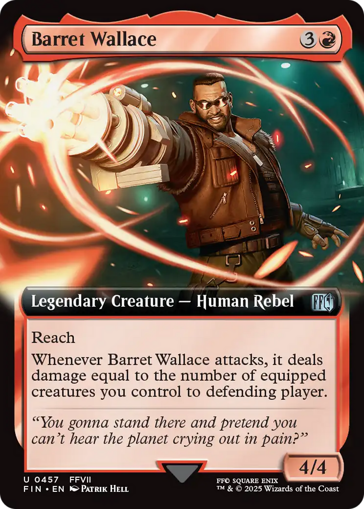 Barret Wallace (Extended Art) [FINAL FANTASY] | Rook's Games and More