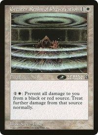 Greater Realm of Preservation (Oversized) [Oversize Cards] | Rook's Games and More