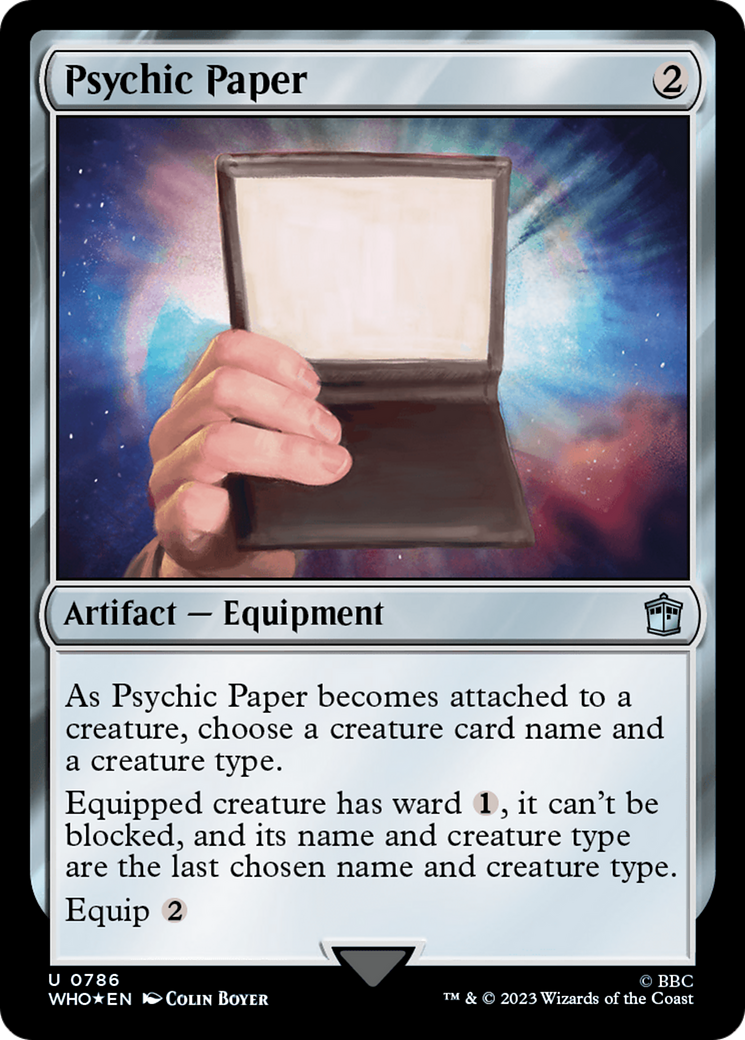 Psychic Paper (Surge Foil) [Doctor Who] | Rook's Games and More