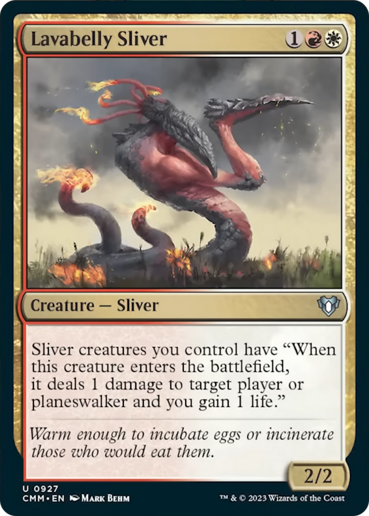 Lavabelly Sliver [Commander Masters] | Rook's Games and More
