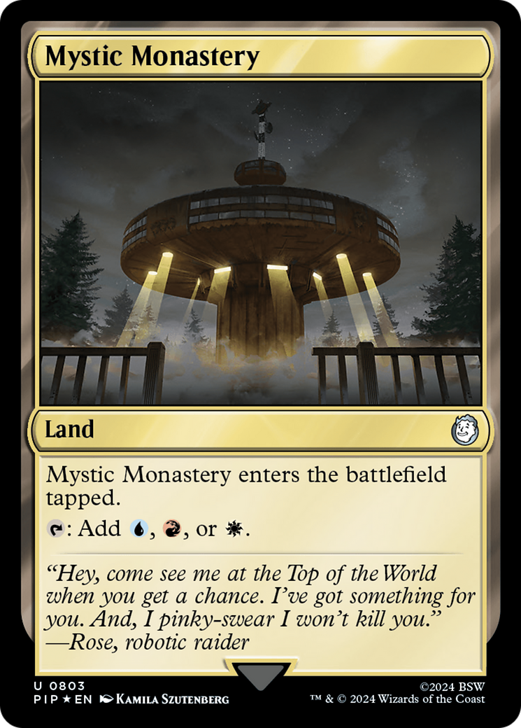 Mystic Monastery (Surge Foil) [Fallout] | Rook's Games and More