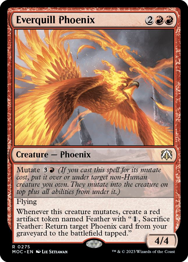 Everquill Phoenix [March of the Machine Commander] | Rook's Games and More