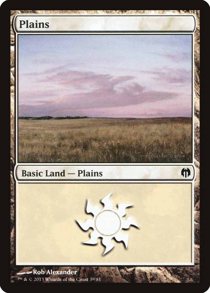 Plains (39) [Duel Decks: Heroes vs. Monsters] | Rook's Games and More