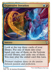 Expressive Iteration (White Border) [Mystery Booster 2] | Rook's Games and More