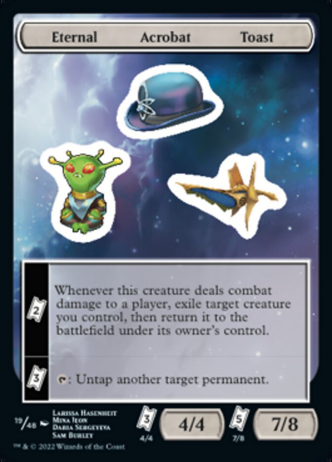 Eternal Acrobat Toast [Unfinity Stickers] | Rook's Games and More