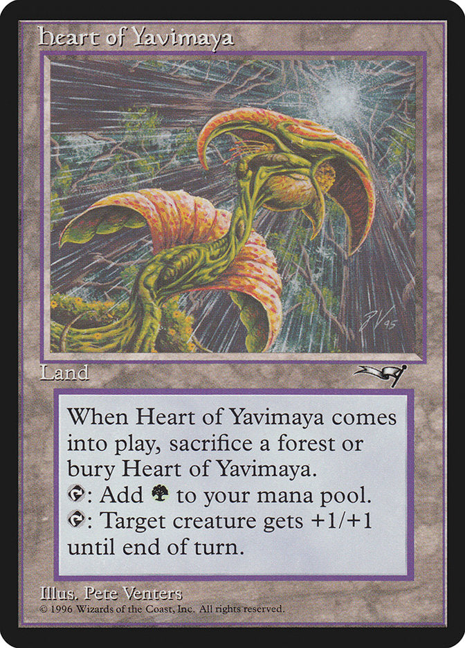 Heart of Yavimaya [Alliances] | Rook's Games and More