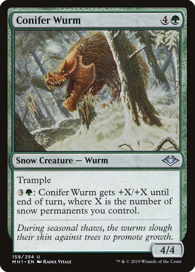 Conifer Wurm [Modern Horizons] | Rook's Games and More