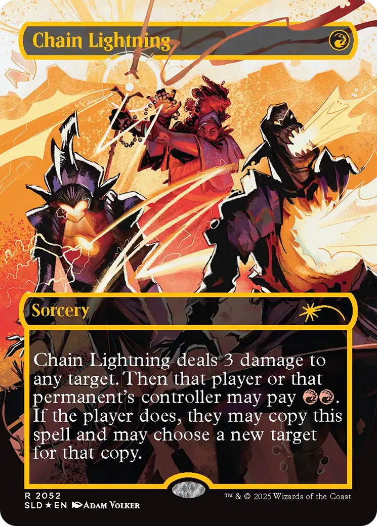 Chain Lightning (2047) (Raised Foil) [Secret Lair Drop Series] | Rook's Games and More