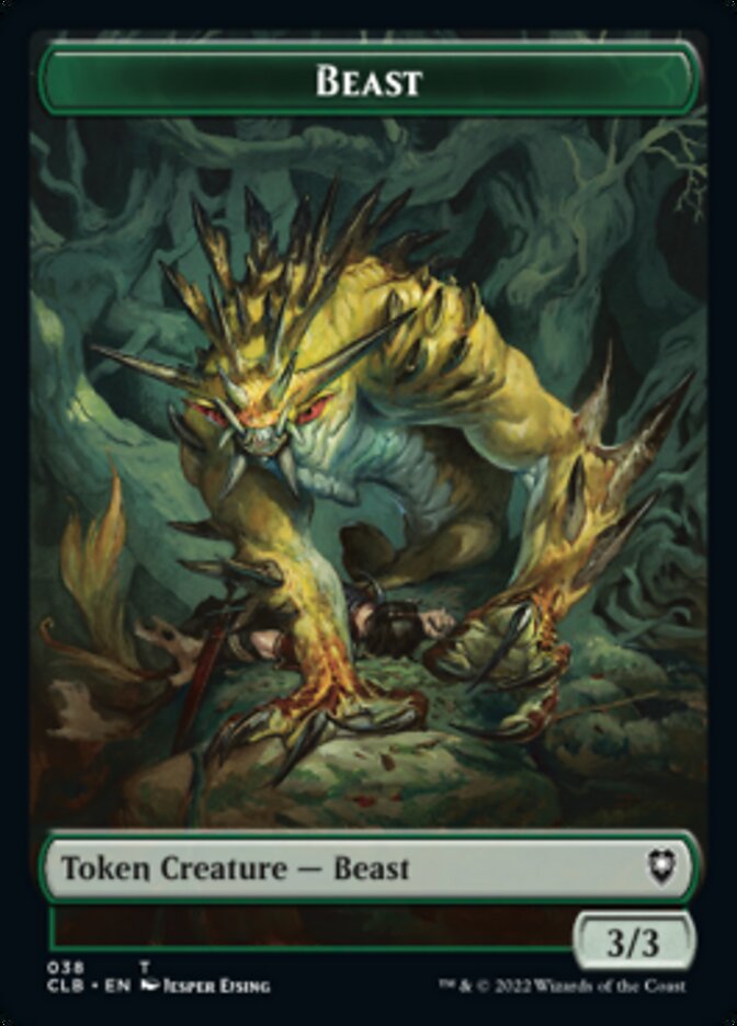 Satyr // Beast Double-Sided Token [Commander Legends: Battle for Baldur's Gate Tokens] | Rook's Games and More