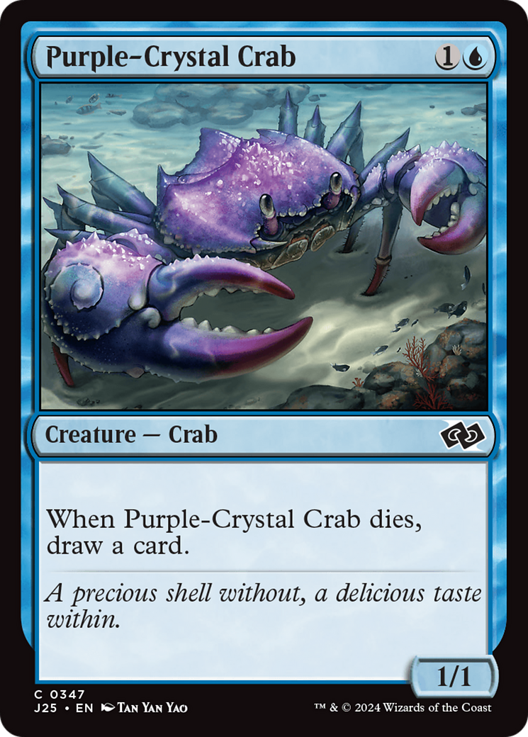 Purple-Crystal Crab [Foundations Jumpstart] | Rook's Games and More