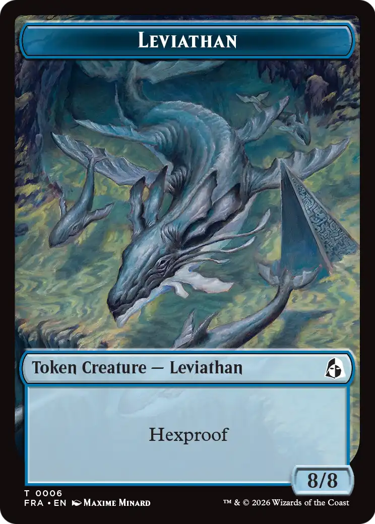 Leviathan // Beast Double-Sided Token [Reality Fracture Tokens] | Rook's Games and More