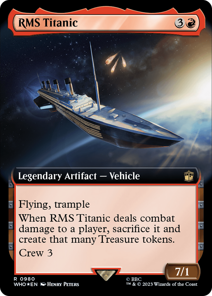 RMS Titanic (Extended Art) (Surge Foil) [Doctor Who] | Rook's Games and More