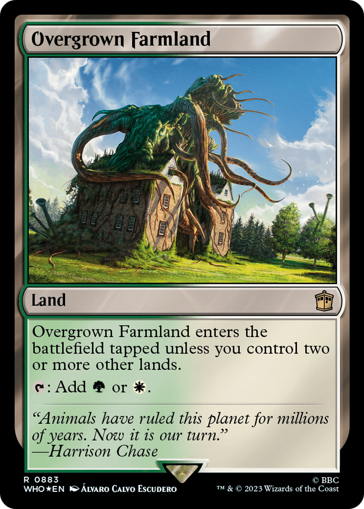 Overgrown Farmland (Surge Foil) [Doctor Who] | Rook's Games and More